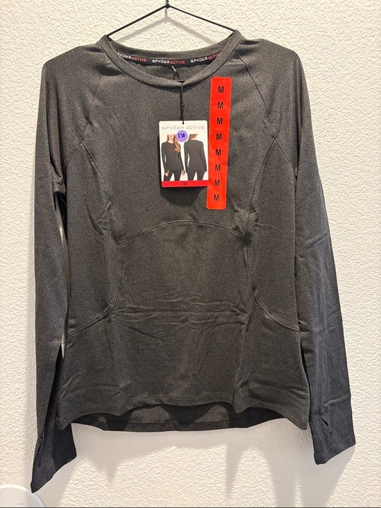 Spyder Tops - Spyder Women's Long Sleeve Active Top - Charcoal Gray